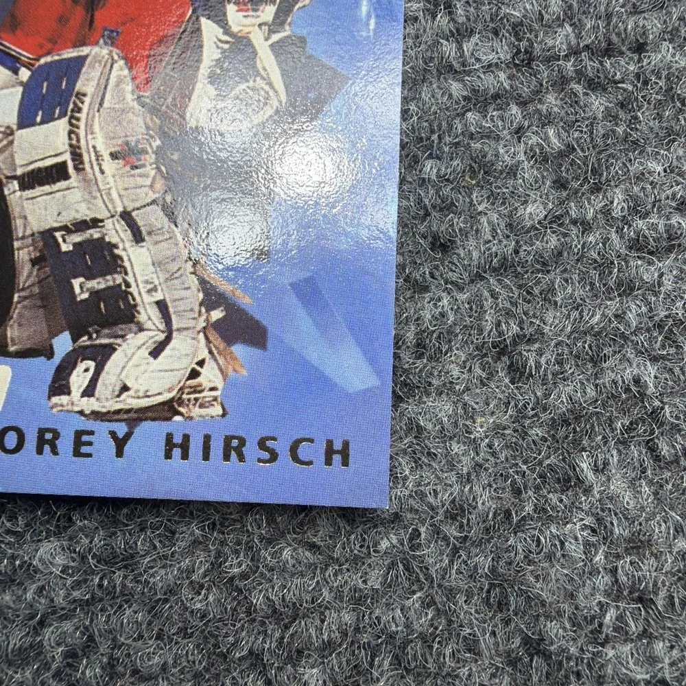 1993-94 COREY HIRSCH /10 Rookie Card NHL Rangers All Rookie Series Blue Glacier